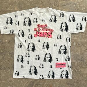 Vintage 1990s Stanley Desantis Shirt of a Zillion Jans Tee XL All Over Print